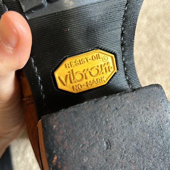 RARE Vintage Handcrafted J Chisholm two tone logger packer boot - Picture 14 of 16